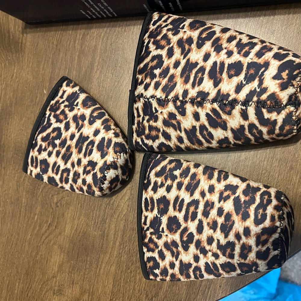 Leopard Print Drink Holders